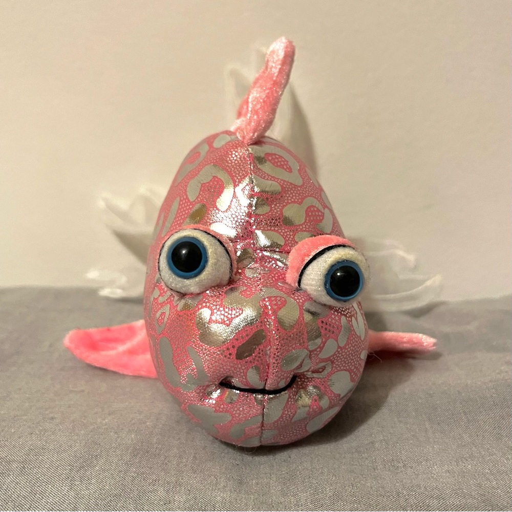 Ganz Webkinz Lil’Kinz Pink Glitter Fish Plush (HS525) ✨💕